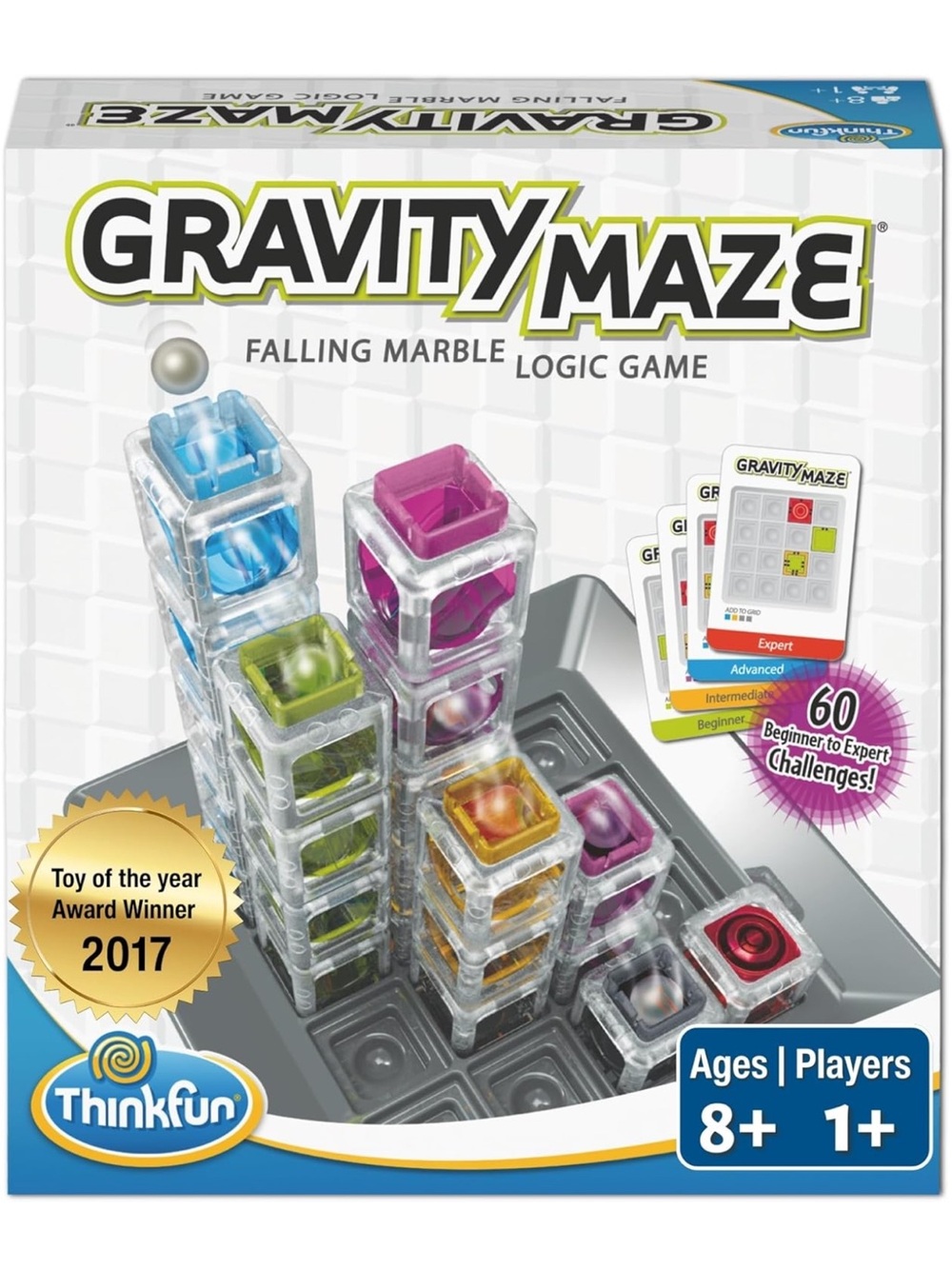ThinkFun Gravity Maze Falling Marble Logic Game - Multi-Color